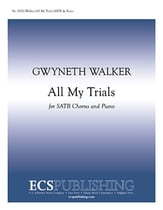 All My Trials SATB choral sheet music cover